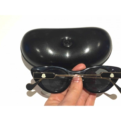 Pre-owned Moncler Black Sunglasses