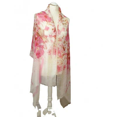 Pre-owned Escada Stole In Pink