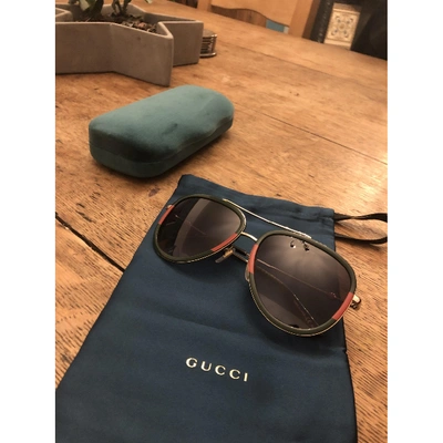Pre-owned Gucci Green Sunglasses