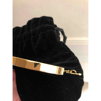 Pre-owned Eddie Borgo Gold Gold Plated Bracelet