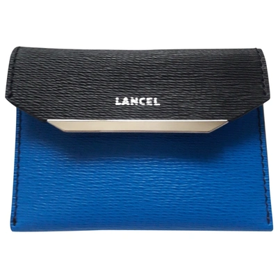 Pre-owned Lancel Leather Wallet In Multicolour