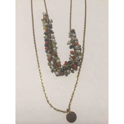 Pre-owned Médecine Douce Pearls Necklace In Multicolour