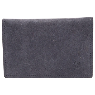 Pre-owned Giuseppe Zanotti Card Wallet In Grey