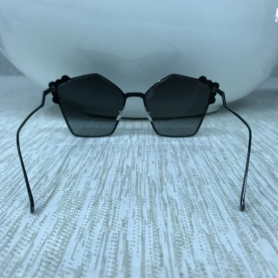 Pre-owned Fendi Black Metal Sunglasses