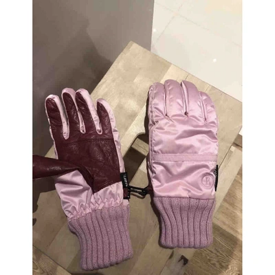 Pre-owned Bogner Gloves In Pink