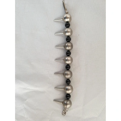 Pre-owned Balenciaga Silver Metal Bracelet