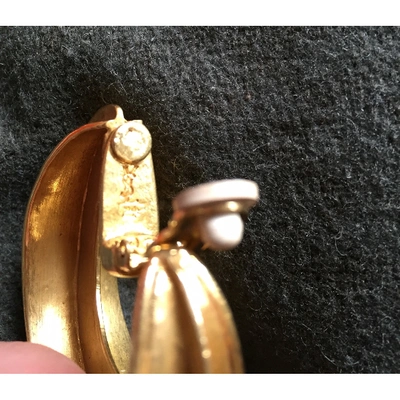 Pre-owned Saint Laurent Gold Metal Earrings
