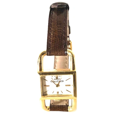 Pre-owned Jaeger-lecoultre Etrier Gold Yellow Gold Watch