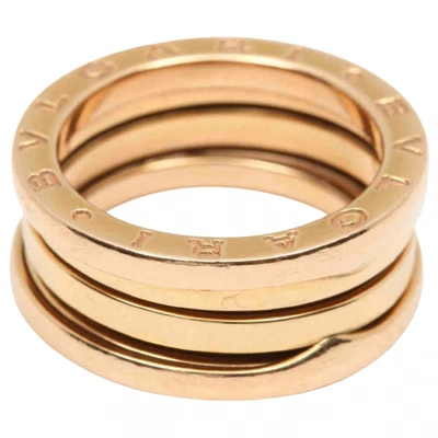 Pre-owned Bulgari B.zero1 Gold Pink Gold Ring