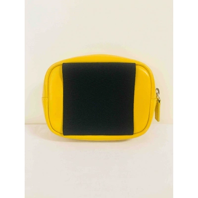 Pre-owned Missoni Leather Purse In Yellow