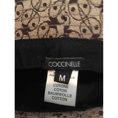 Pre-owned Coccinelle Hat In Beige