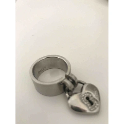Pre-owned Dolce & Gabbana Silver Silver Ring