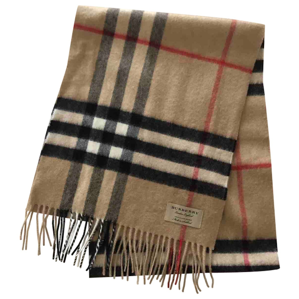burberry camel scarf