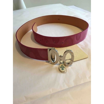 Pre-owned Emilio Pucci Leather Belt In Pink