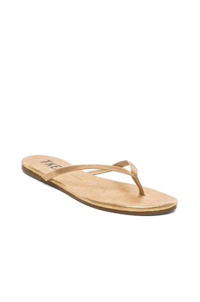 Shop Tkees Glitters Flip Flop In Sandbeam