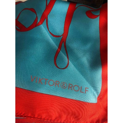 Pre-owned Viktor & Rolf Silk Neckerchief In Other