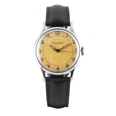 Pre-owned Jaeger-lecoultre Vintage Gold Steel Watch