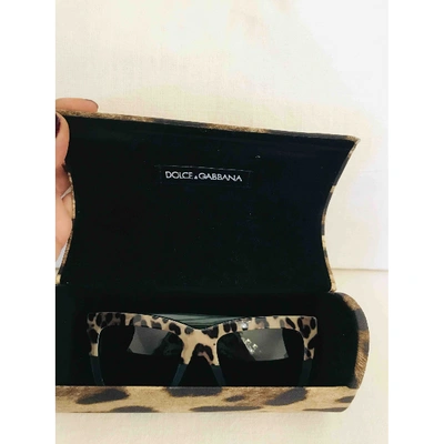 Pre-owned Dolce & Gabbana Turquoise Sunglasses