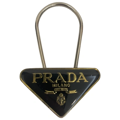 Pre-owned Prada Bag Charm In Black