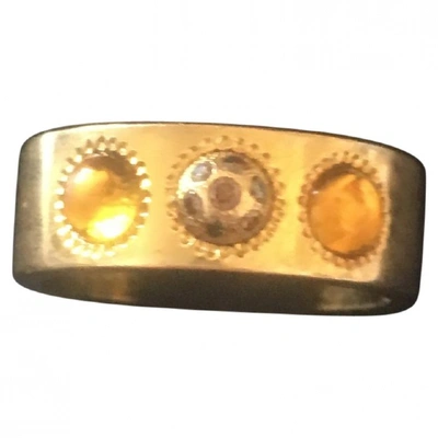 Pre-owned Lalique Yellow Gold Ring