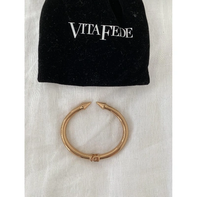 Pre-owned Vita Fede Gold Metal Bracelet