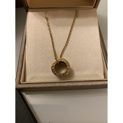 Pre-owned Bulgari B.zero1 Gold Pink Gold Necklace