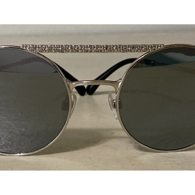 Pre-owned Chanel Black Metal Sunglasses