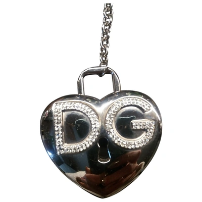 Pre-owned Dolce & Gabbana Silver Metal Bag Charms