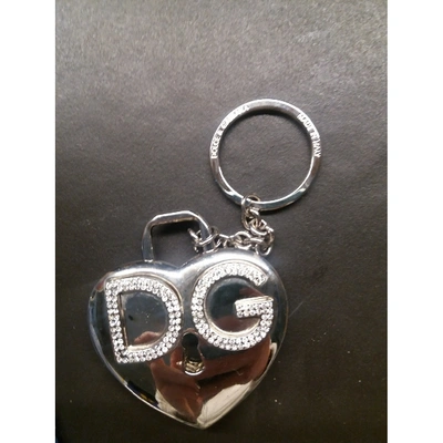 Pre-owned Dolce & Gabbana Silver Metal Bag Charms