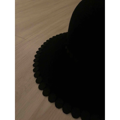 Pre-owned Eugenia Kim Wool Hat In Black