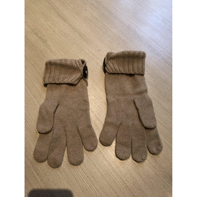 Pre-owned Malo Cashmere Gloves In Beige