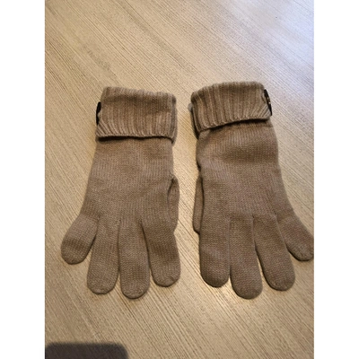 Pre-owned Malo Cashmere Gloves In Beige