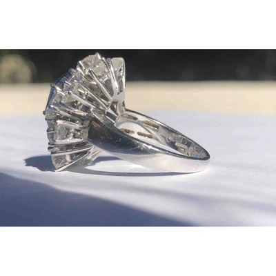 Pre-owned Bulgari Silver Platinum Ring