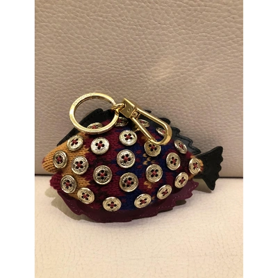 Pre-owned Burberry Leather Bag Charm In Other