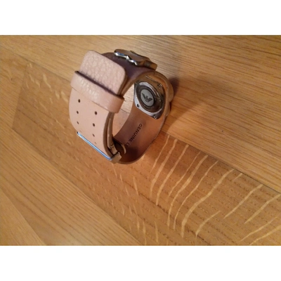 Pre-owned Emporio Armani Watch In Pink