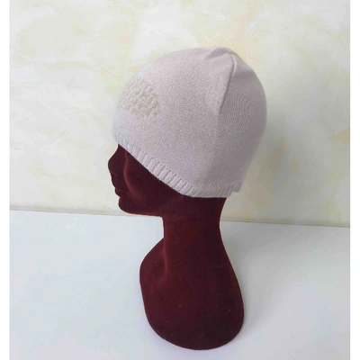 Pre-owned Fendi Cashmere Beanie In Pink