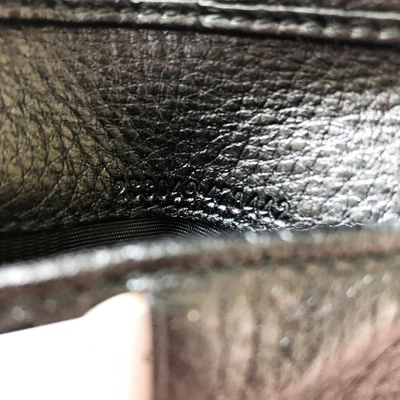 Pre-owned Gucci Black Leather Wallet