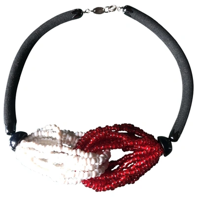 Pre-owned Sharra Pagano Necklace In Red