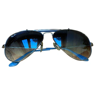 Pre-owned Ray Ban Metal Sunglasses