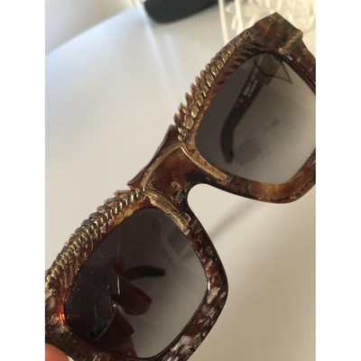 Pre-owned Kuboraum Brown Sunglasses