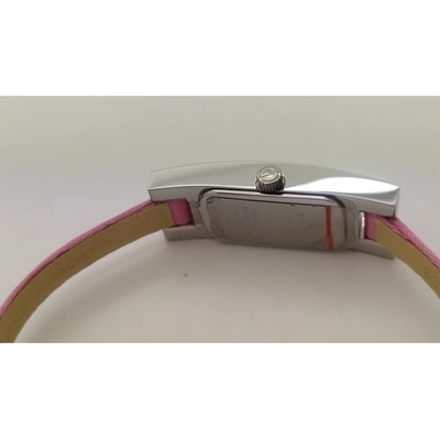 Pre-owned Gucci Watch In Pink
