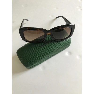 Pre-owned Lacoste Brown Sunglasses