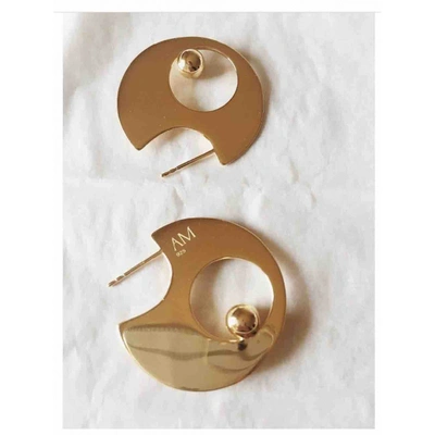 Pre-owned Anne Manns Gold Metal Earrings