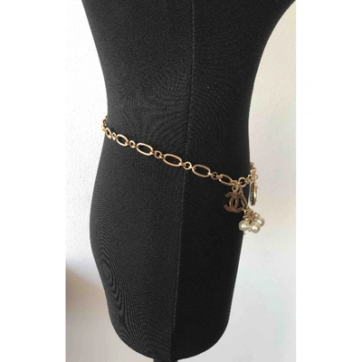 Pre-owned Chanel Belt In Gold