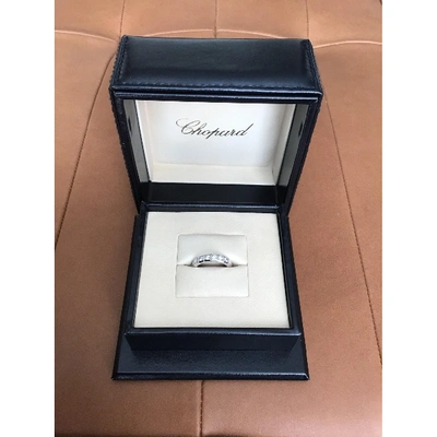 Pre-owned Chopard Ice Cube White Gold Ring