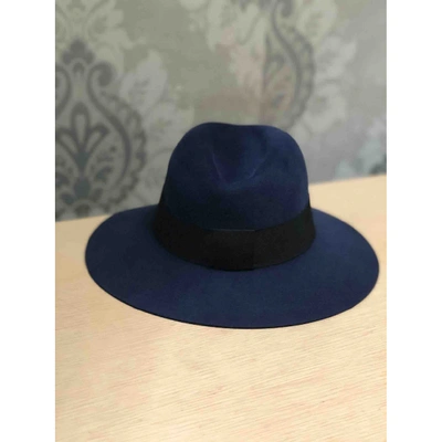 Pre-owned Maison Michel Cashmere Hat In Blue