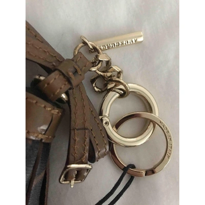 Pre-owned Burberry Leather Bag Charms