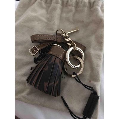 Pre-owned Burberry Leather Bag Charms