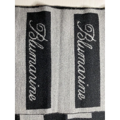 Pre-owned Blumarine Wool Scarf In Black