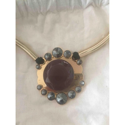 Pre-owned Marni Necklace In Metallic
